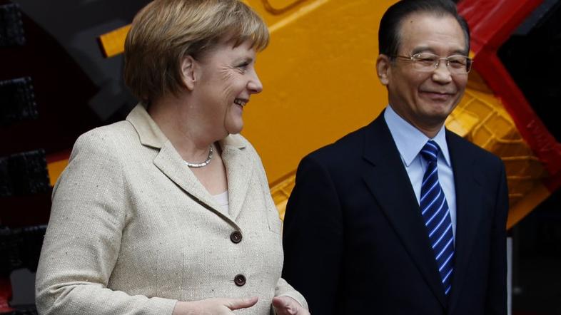 Angela Merkel in Wen Jiabao