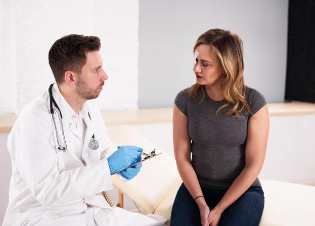 Pacientka pri okulistu