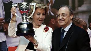 Real Madrid Aguirre Perez sprejem naslov prvakov pokal pokrajinska vlada