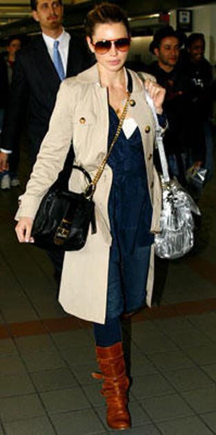 Bi se tudi vi, tako kot Jessica Biel na potovanje odpravili oblečeni po zadnjih 