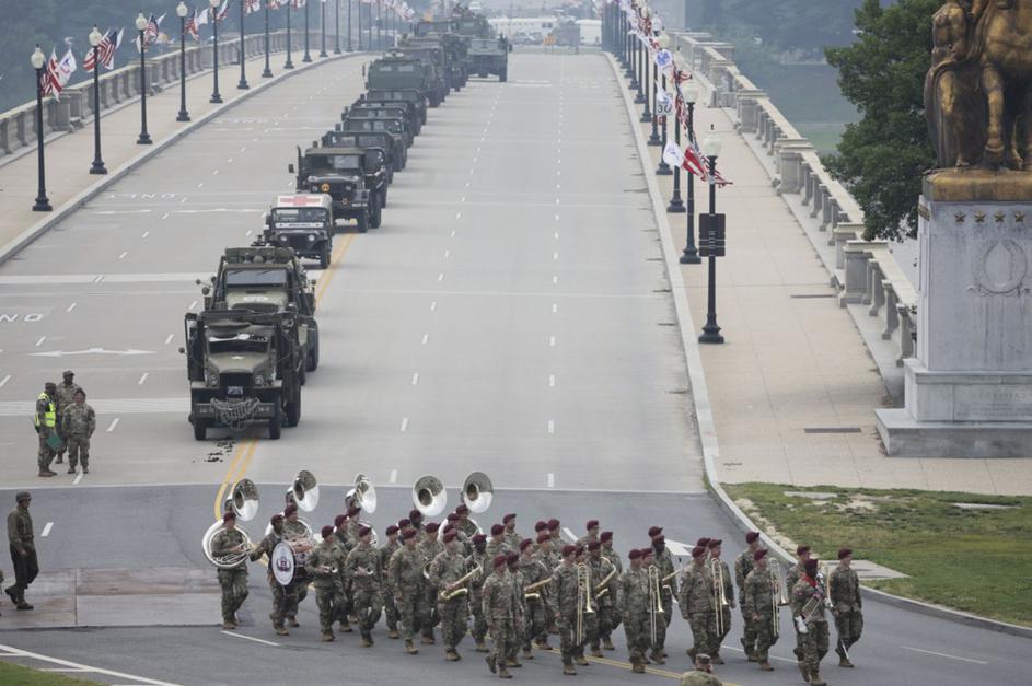 vojaška parada ZDA trump