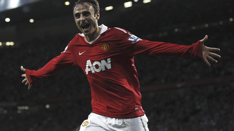 Dimitar Berbatov se je na srečanju proti Liverpoolu izkazal s tremi zadetki. (Fo