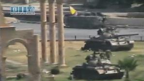 Tanki v središču sirijske prestolnice.