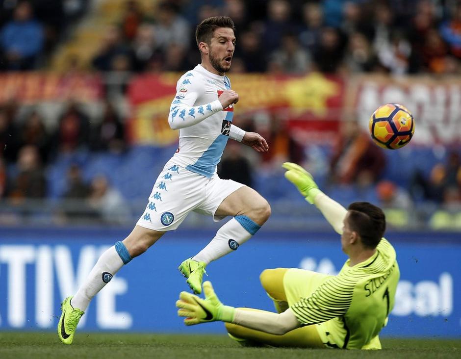 Dries Mertens AS Roma Napoli | Avtor: EPA