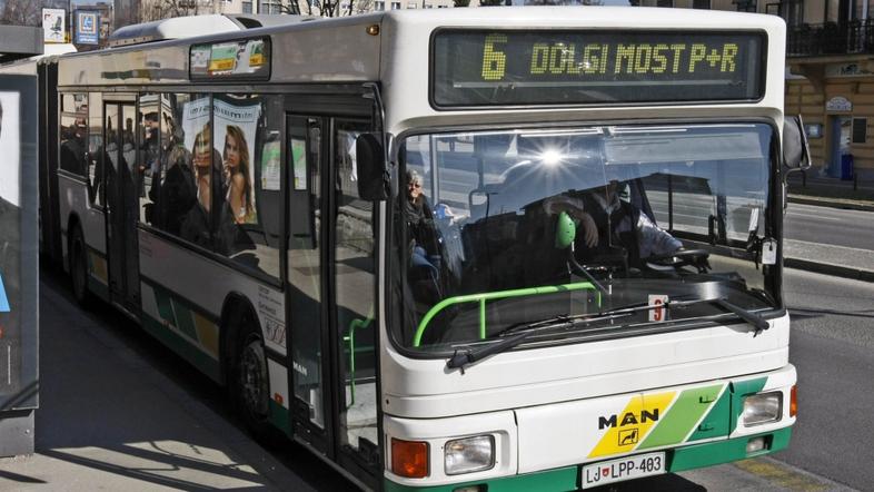 ljubljana 14.03.2012 ljubljanski mestni avtobus, trola, LPP; foto:Sasa Despot