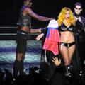 Damina pravi, da je Gaga zastavo najverjetneje odnesla v zaodrje. (Foto: Jurica 