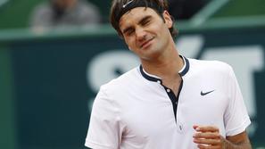 Roland Garros se bliža in Roger Federer si je privošil spodrsljaj. (Foto: Reuter