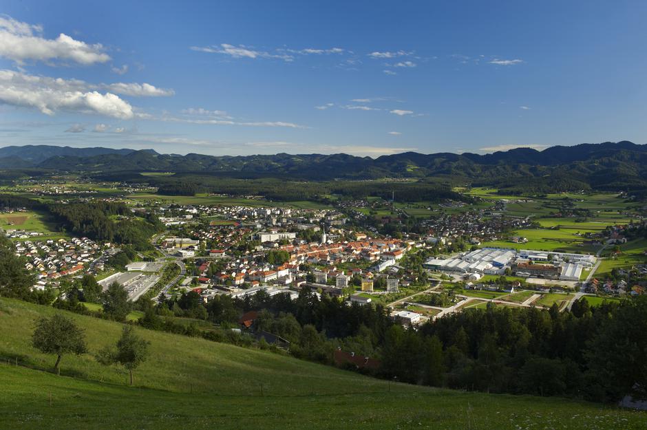 Slovenj Gradec — pogled z Rahtela | Avtor: Tomo Jeseničnik