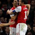 Arteta Van Persie Arsenal Borussia Dortmund Liga prvakov