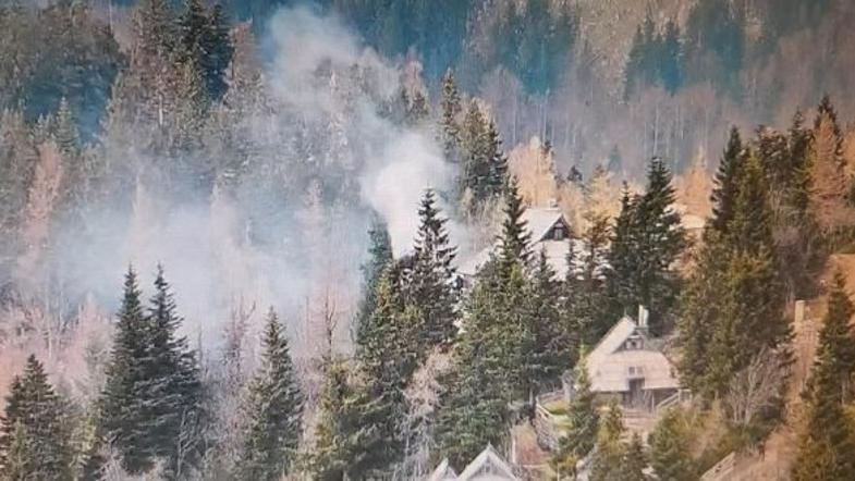 Koča Gorenjka, požar