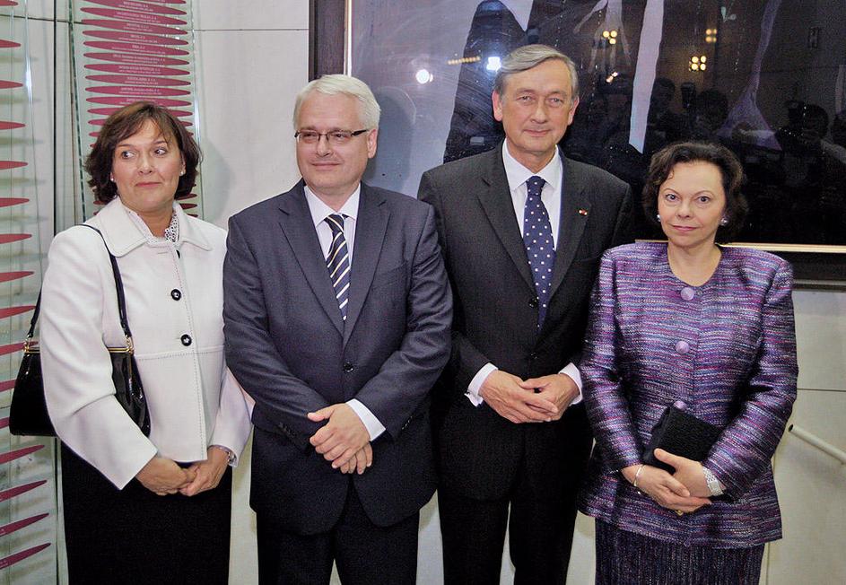 Danilo T?urk, Ivo Josipović, Barbara Türk, Tanja Josipović, Cankarjev dom