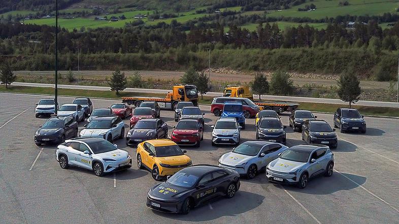 NAF poletni test dosega električnih vozil 2025