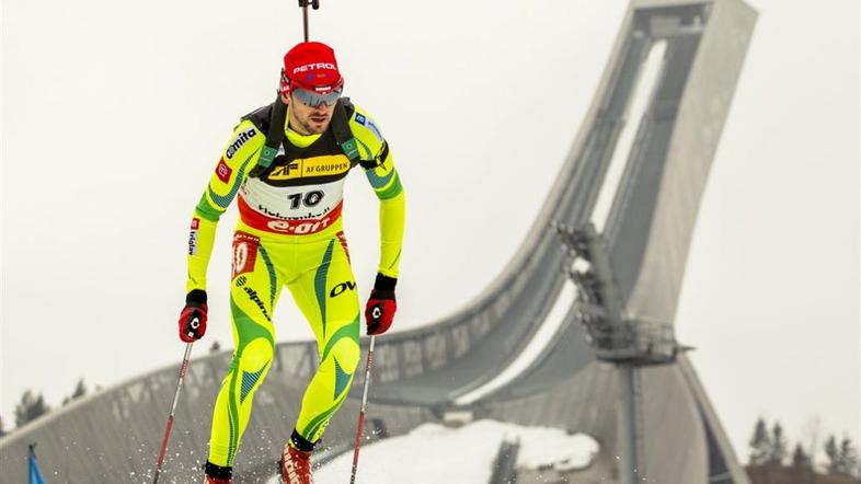 Fak Oslo biatlon sprint svetovni pokal zmaga Holmenkollen