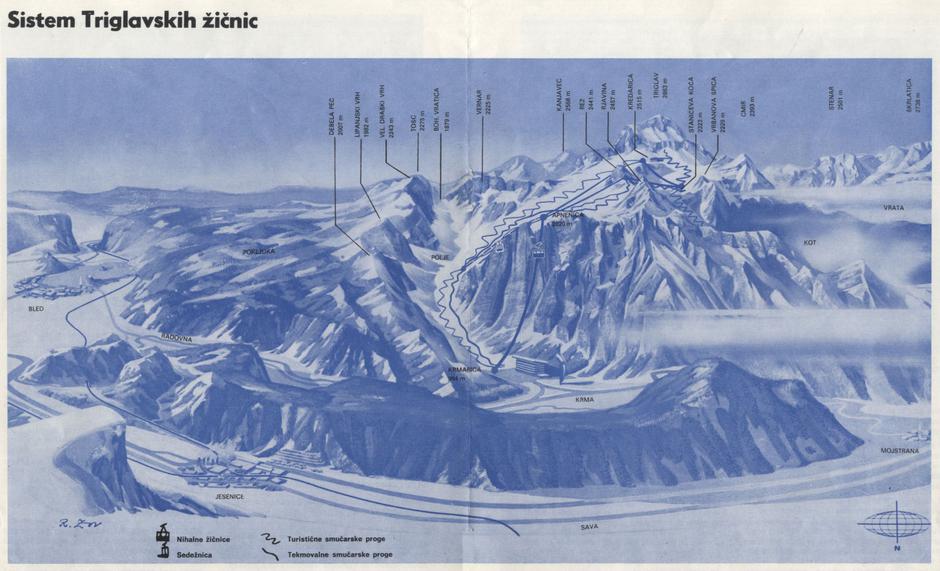Smučišče Triglav | Avtor: Arhiv Republike Slovenije