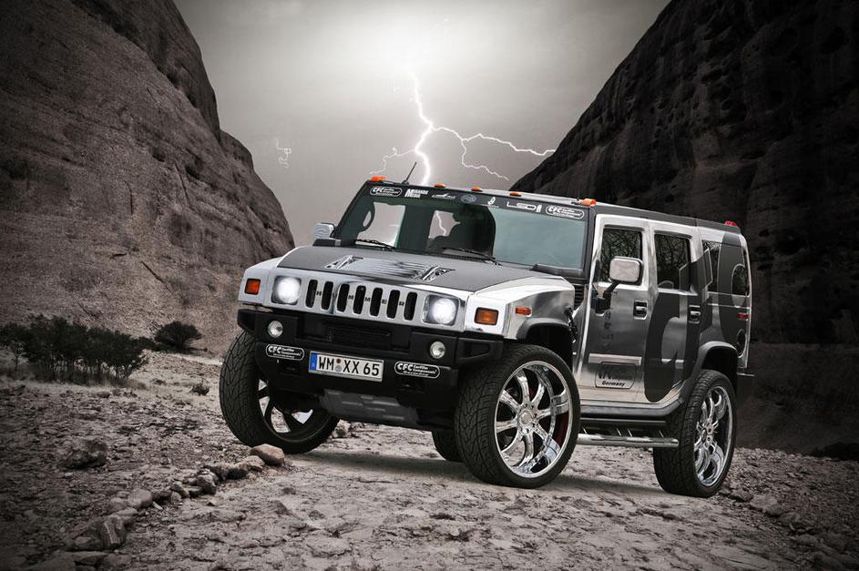 CFC je v delavnico zapeljal hummer H2. (Foto: CFC)