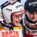 Nika Prevc in Ema Klinec