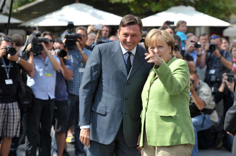 Angela Merkel v Ljubljani.