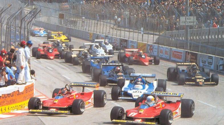 Long Beach je formulo 1 gostil v času, ki je za Ferrari dirkal Gilles Villeneuve