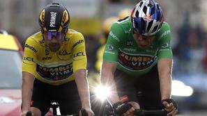 Primož Roglič Wout van Aert