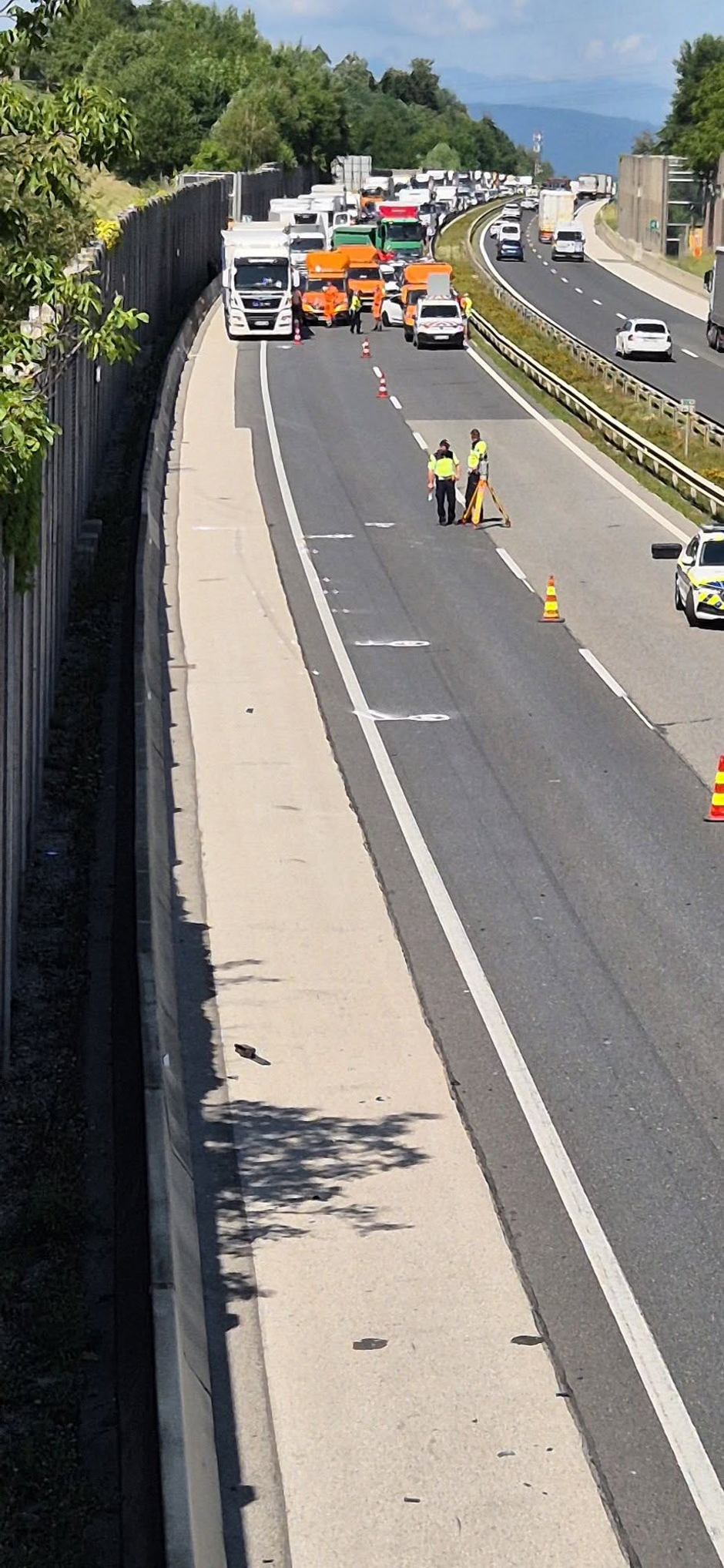 Prometna nesreča na štajerski avtocesti | Avtor: Bralec