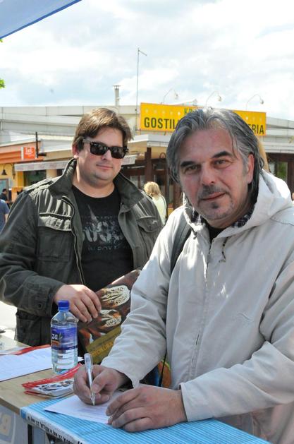 Radolfi s svojim managerjem Danijelom Koletićem