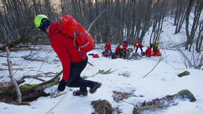 reševalna akcija Kolovrat gorski reševalci