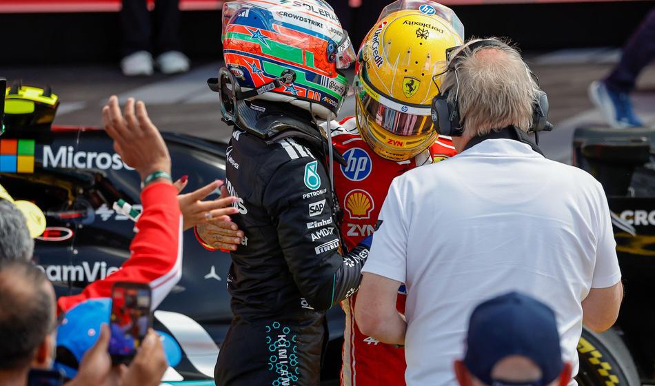 Kimi s prehitevanjem ugnal Hamiltona na njegovem dirkališču