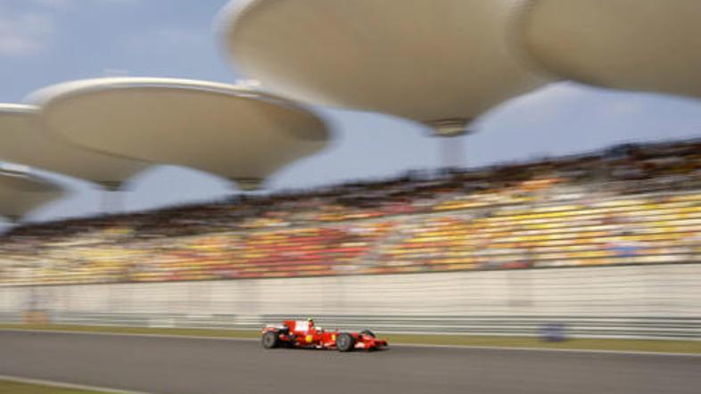 Takole je videti dirkališče v Šanghaju. Je možno, da tu po letu 2010 formule 1 n