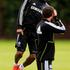 Drogba Mata Chelsea trening Liga prvakov Bayern finale Cobham London