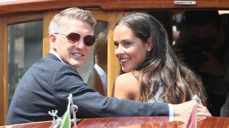 Bastian Schweinsteiger in Ana Ivanović