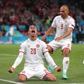 Yussuf Poulsen Danska Rusija Euro 2020