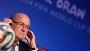 Blatter SP 2014 pred žrebom Costa do Sauipe resort Sao Joao da Mata Bahia