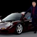 Rowan Atkinson in mclaren F1