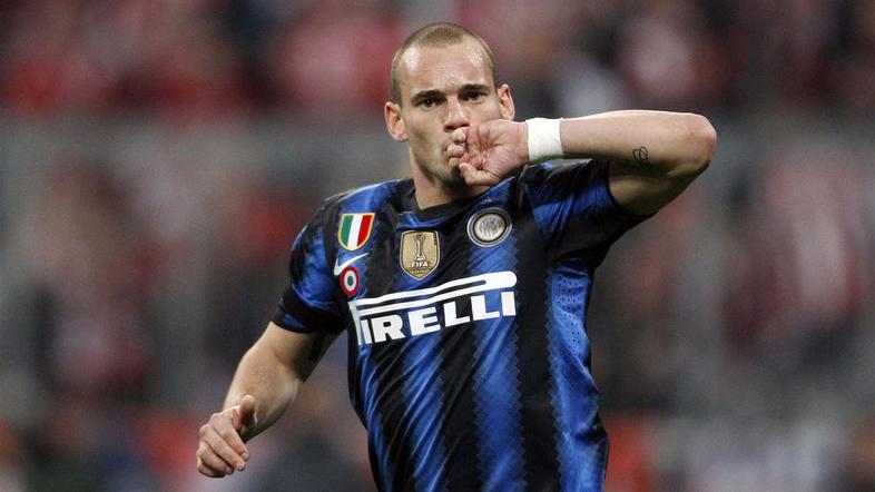 Wesley Sneijder – najbolj zveneče ime med Fergusonovimi željami. (Foto: Reuters)