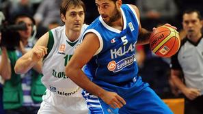 slovenija grčija ep 2011 lorbek bourousis
