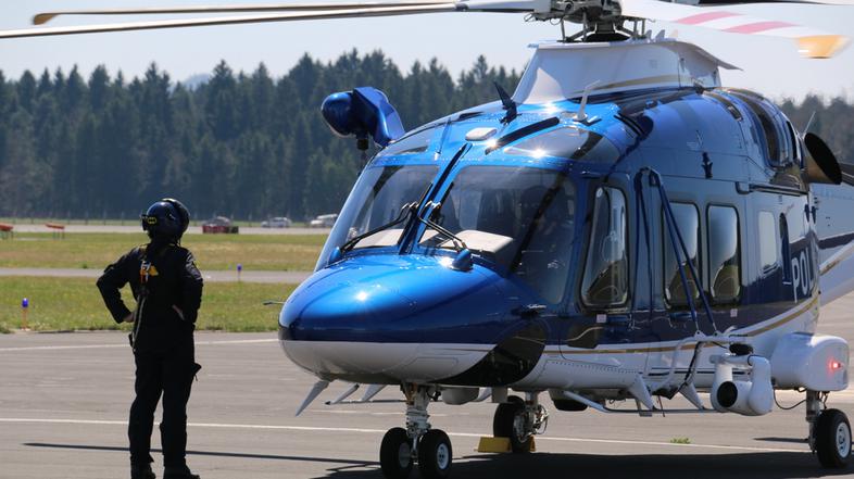 policijski helikopter, AgustaWestland AW 169, Brnik