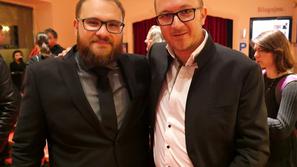 Režiser Žiga Virc in producent Boštjan Virc
