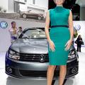 VW eos in Heidi Klum