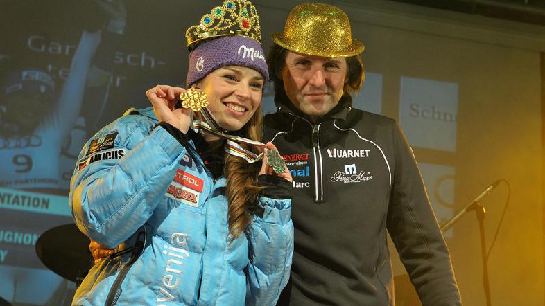 Tina Maze in Andrea Massi sta znana po svojih težko omajanih stališčih. (Foto: A