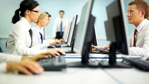 Slovenija 03.09.10, zaposlovanje mladih, studentsko delo, pisarna, racunalniki, 