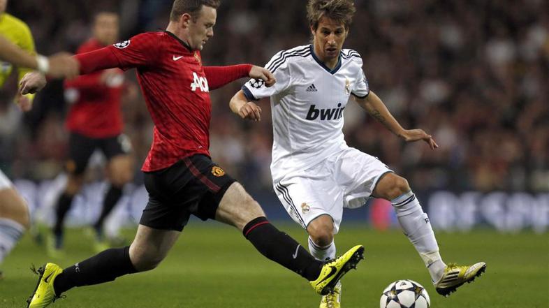 Rooney Coentrao Real Madrid Manchester United Liga prvakov osmina finala