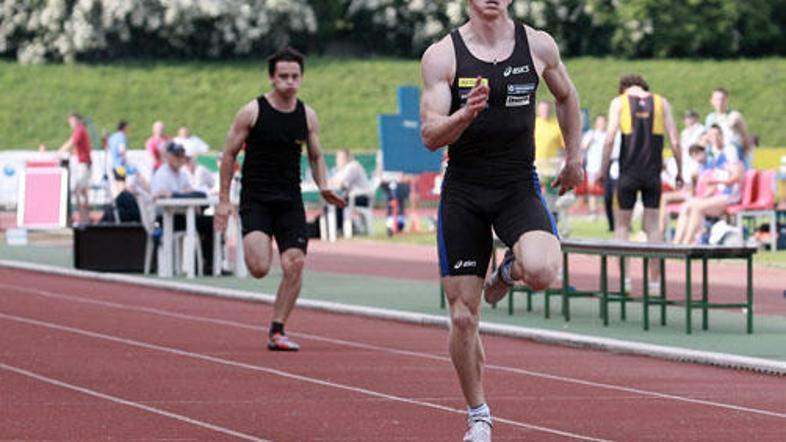 Matic Osovnikar je bil na mitingu v Leverkusnu z mislimi že na Kitajskem.