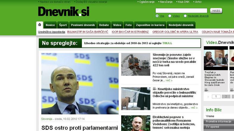 Vzroka za razrešitev Žerdina naj bi bila tudi padec branosti ter lobiranje iz oz