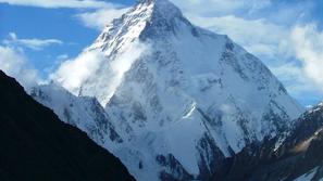 K2 himalaja gora vrh sneh