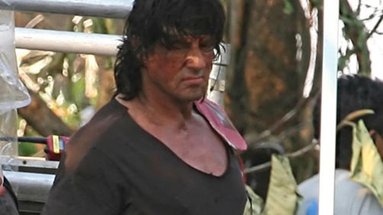 Stallone z vlogo v filmu Rambo 3 ni mogel stopiti iz svoje kože in preseči že zd