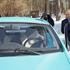Ruski premier Vladimir Putin se je v Moskvi popeljal v novem ruskem yo-mobile hi