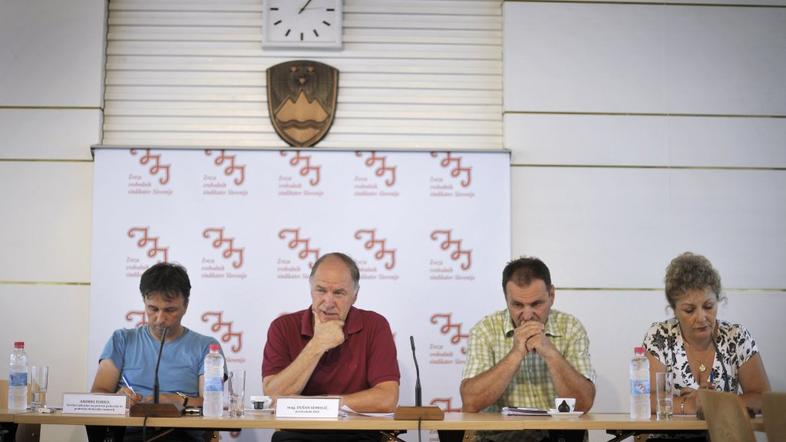 NK Zveze svobodnih sindikatov Slovenije (ZSSS) Andrej Zorko, predsednik ZZZS Duš