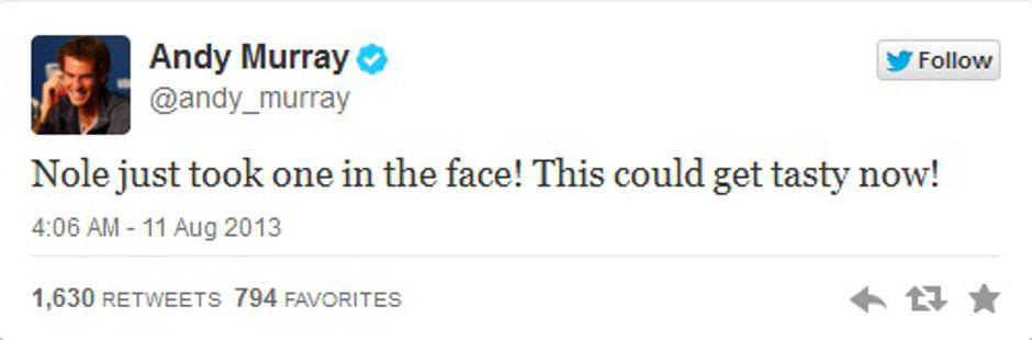 andy murray tvit | Avtor: Reševalni pas/Twitter