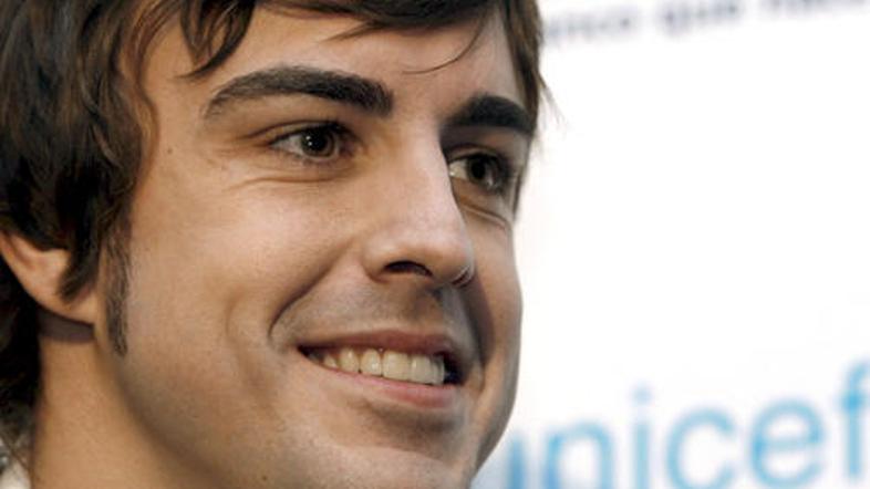Fernando Alonso se je udeležil Unicefove prireditve in spregovoril o ciljih za 2