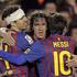 Fabregas Puyol Messi Valencia Barcelona Copa del Rey španski pokal polfinale